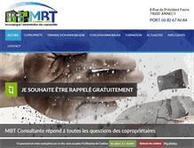 Tablet Screenshot of mbt-consultante.com